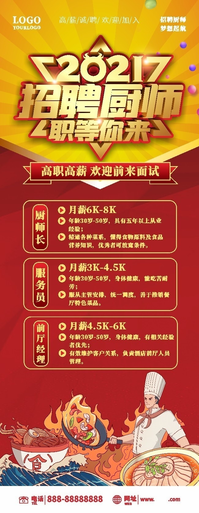 朝阳厨师最新招聘信息汇总