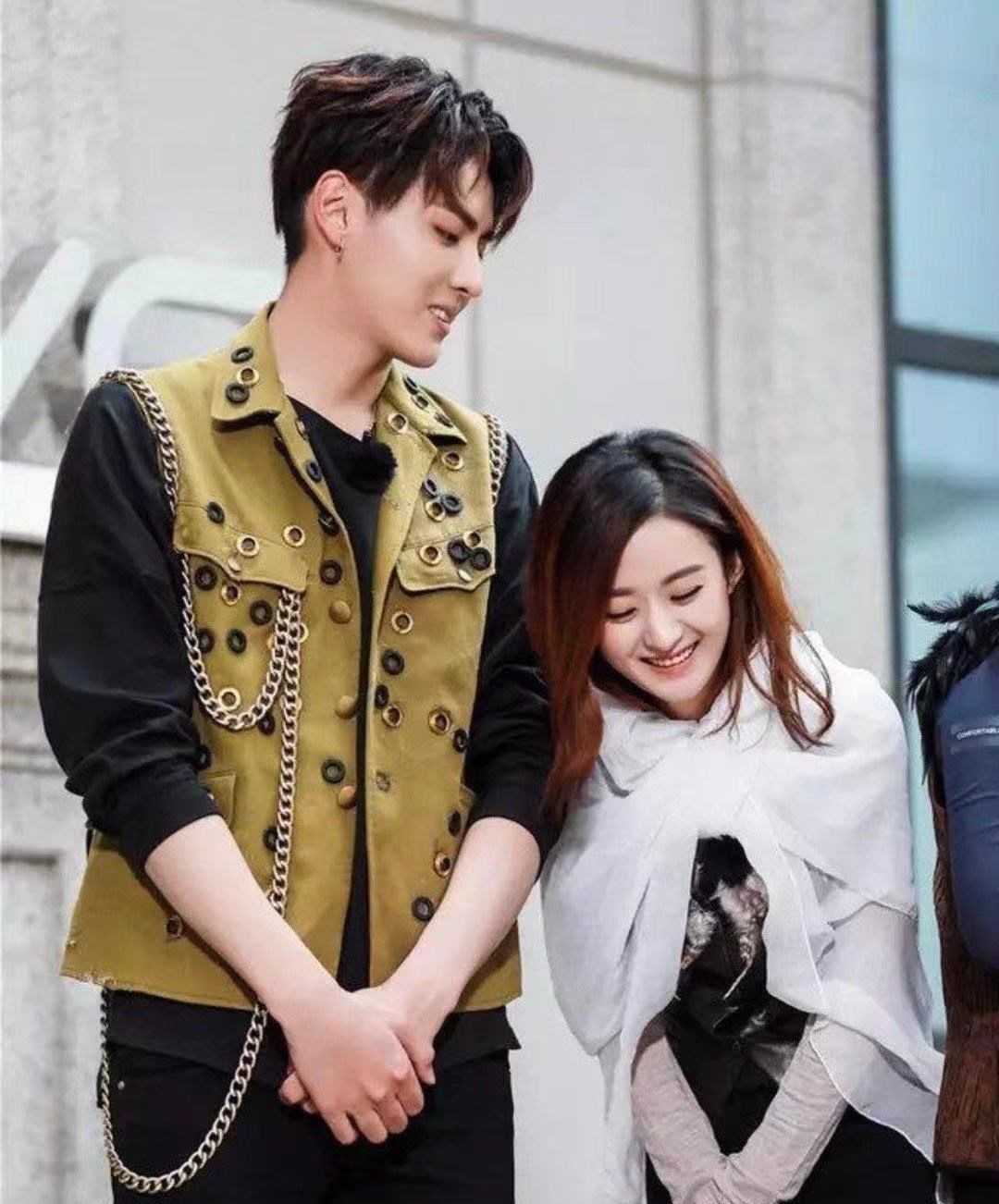 赵丽颖吴亦凡新剧路透探班揭秘,现场探班,感受新剧魅力