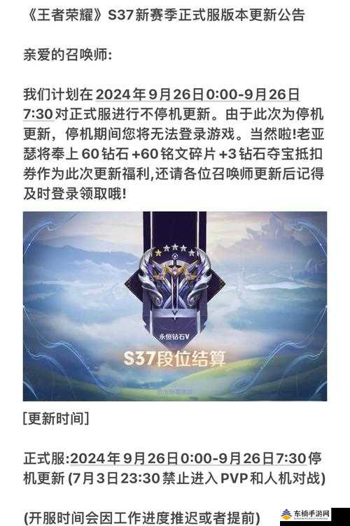 王者赛季结束最新资讯,赛季末动态及更新详情
