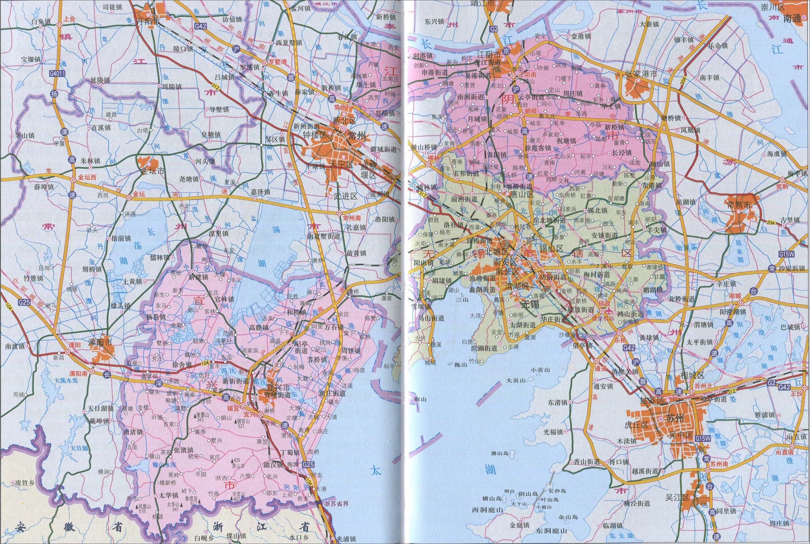 无锡最新地图,自然美景轻松探索之旅
