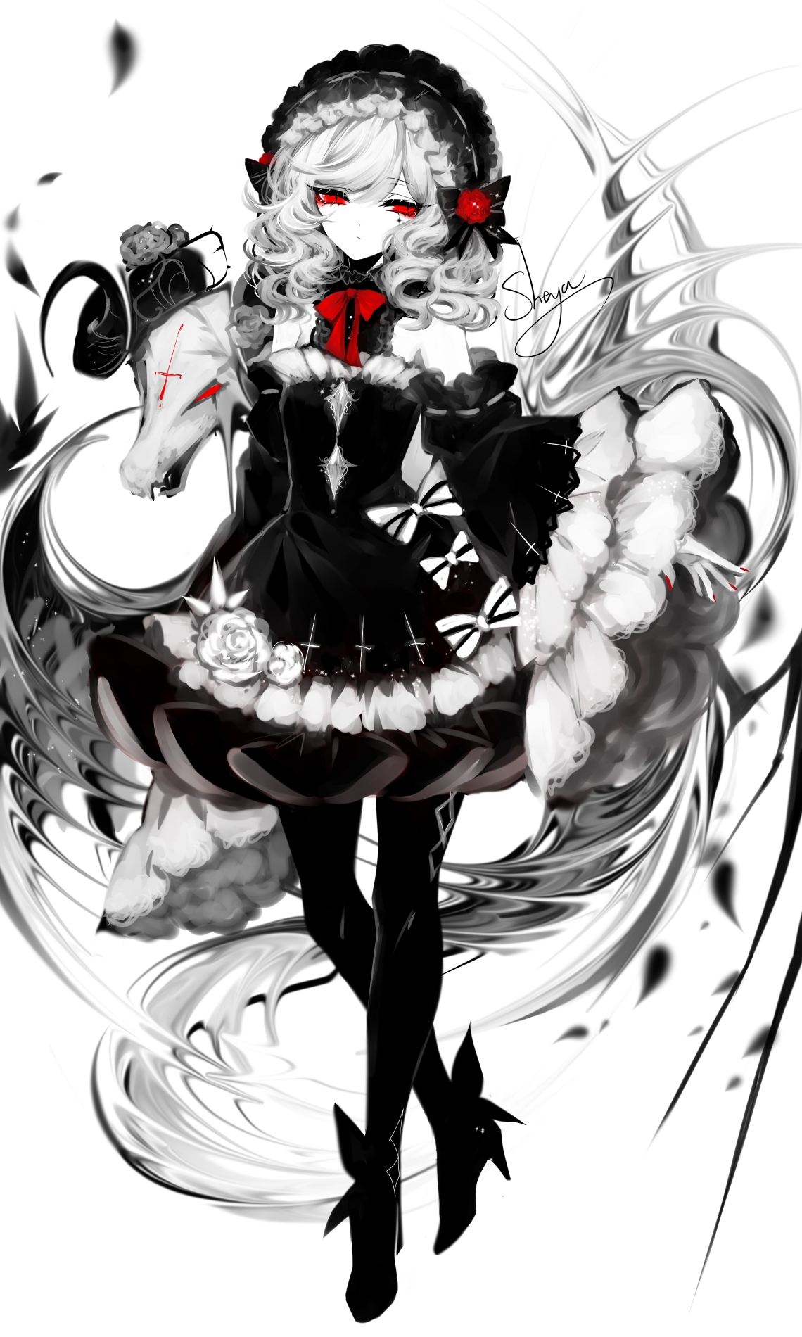 哥特动漫,小巷中的隐秘宝藏探索